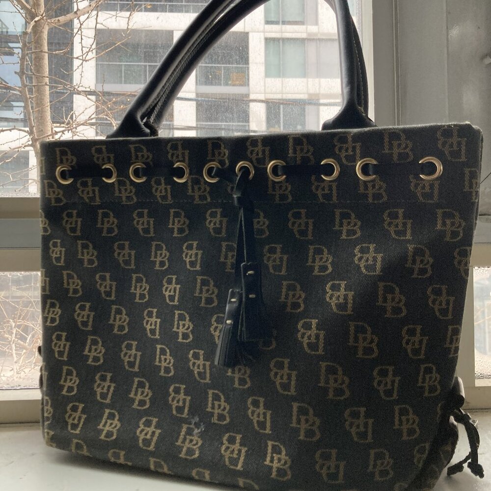 Dooney & Bourke Signature Tassel Tote Bag